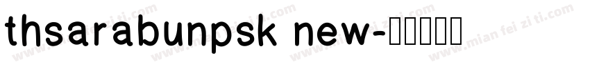 thsarabunpsk new字体转换